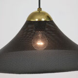 Vintage Italian Perforated Trumpet Lamp
