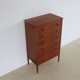 vintage teak chest of drawers