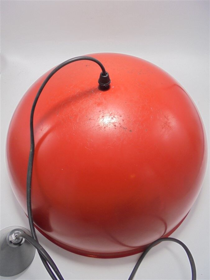 Vintage red pendant lamp
