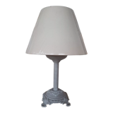 patinated foot bedside lamp