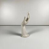 White porcelain single-stem vase