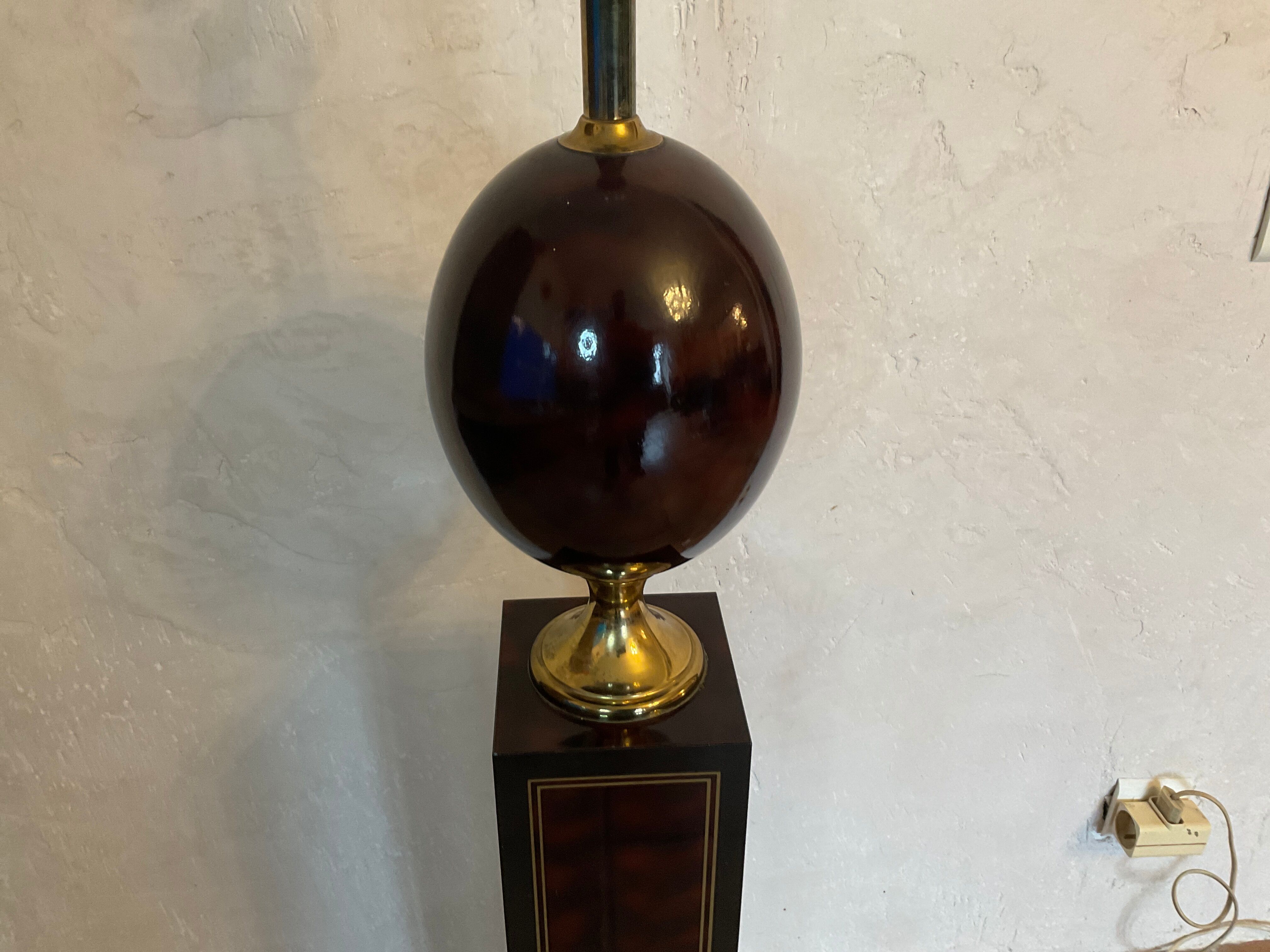 Floor lamp design egg shape space age the dolphin