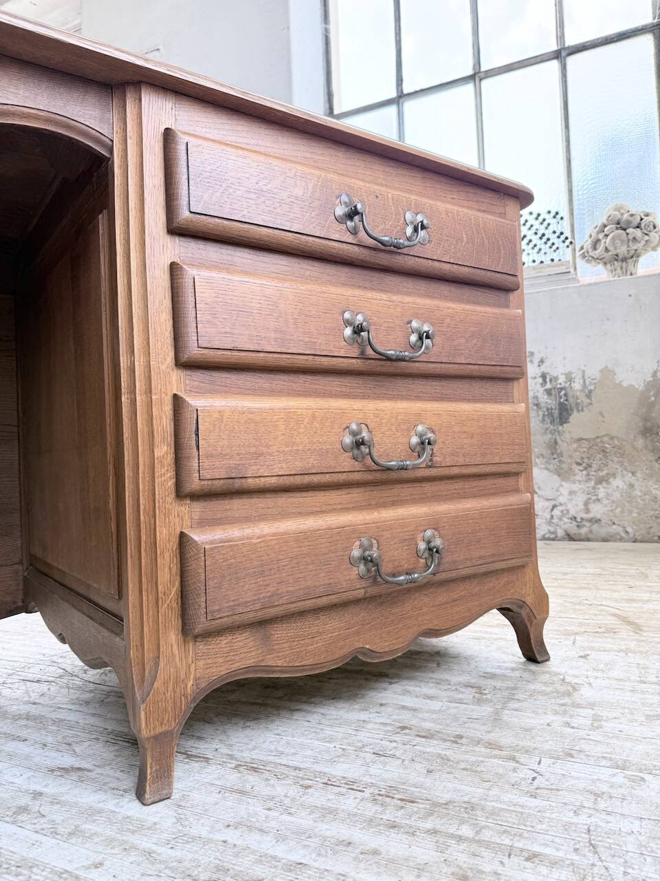 Oak desk or counter 1960