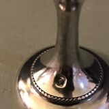 Coquetier Napoleon III solid silver poiçon Minerve with monogram L.M