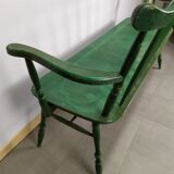 Former wooden bistro bench