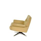 Fauteuil De Sede DS-35 en cuir crème, Suisse années 1970