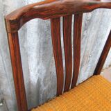 Chaises de salle à manger danoises modernes à lattes en palissandre, Ensemble de 2