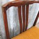 Danish Modern Slat Back Dining Chairs in Rosewood, Set of 2
