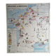 Old MDI school map: France population and Industrie