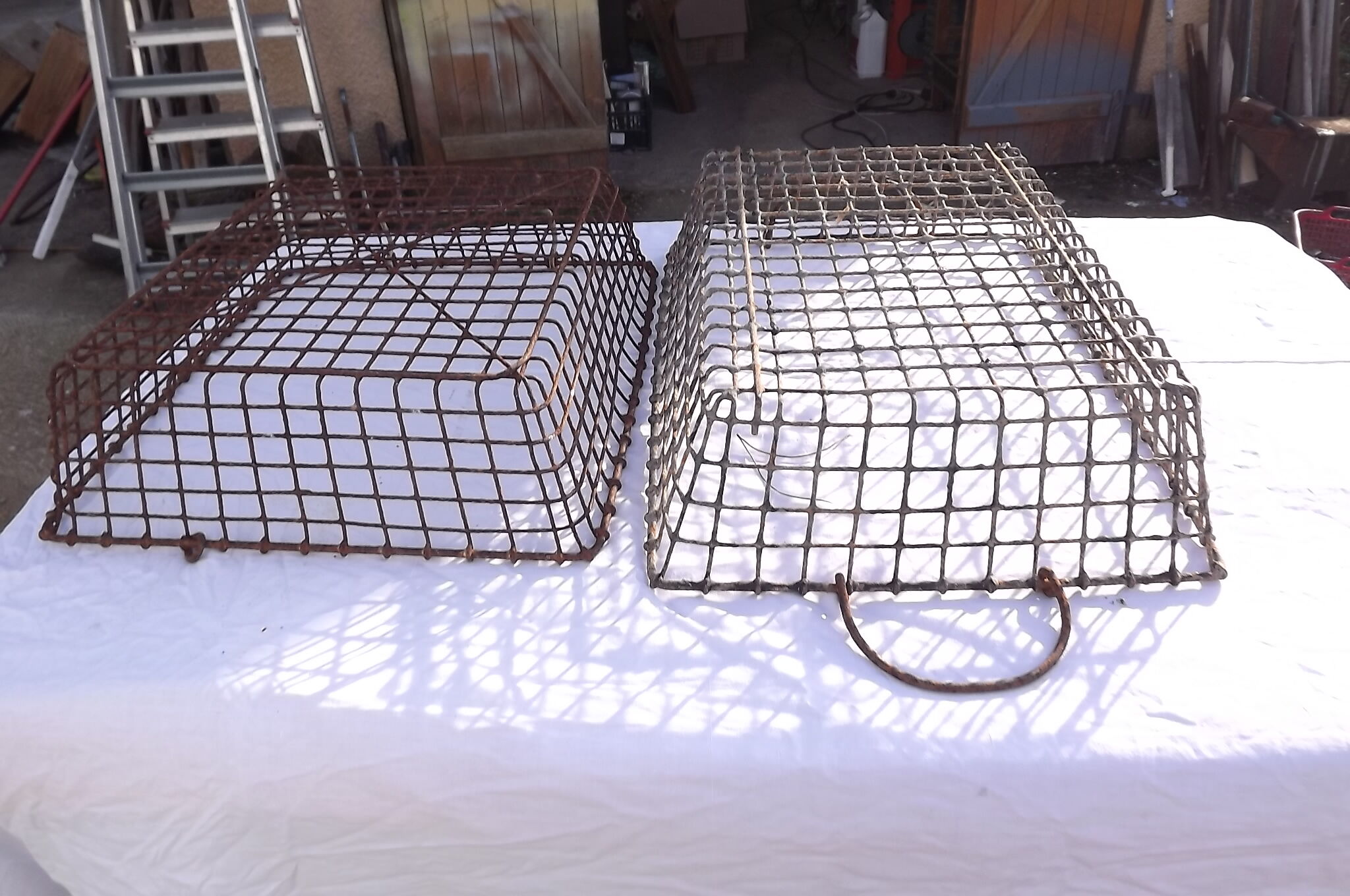 Keepnets Oyster steel pair