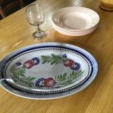 Digoin oval dish, Bellagio model