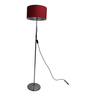 Lampadaire ajustable en hauteur 3 ampoules suede