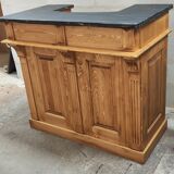 Waxed pine counter bar crate furniture trade