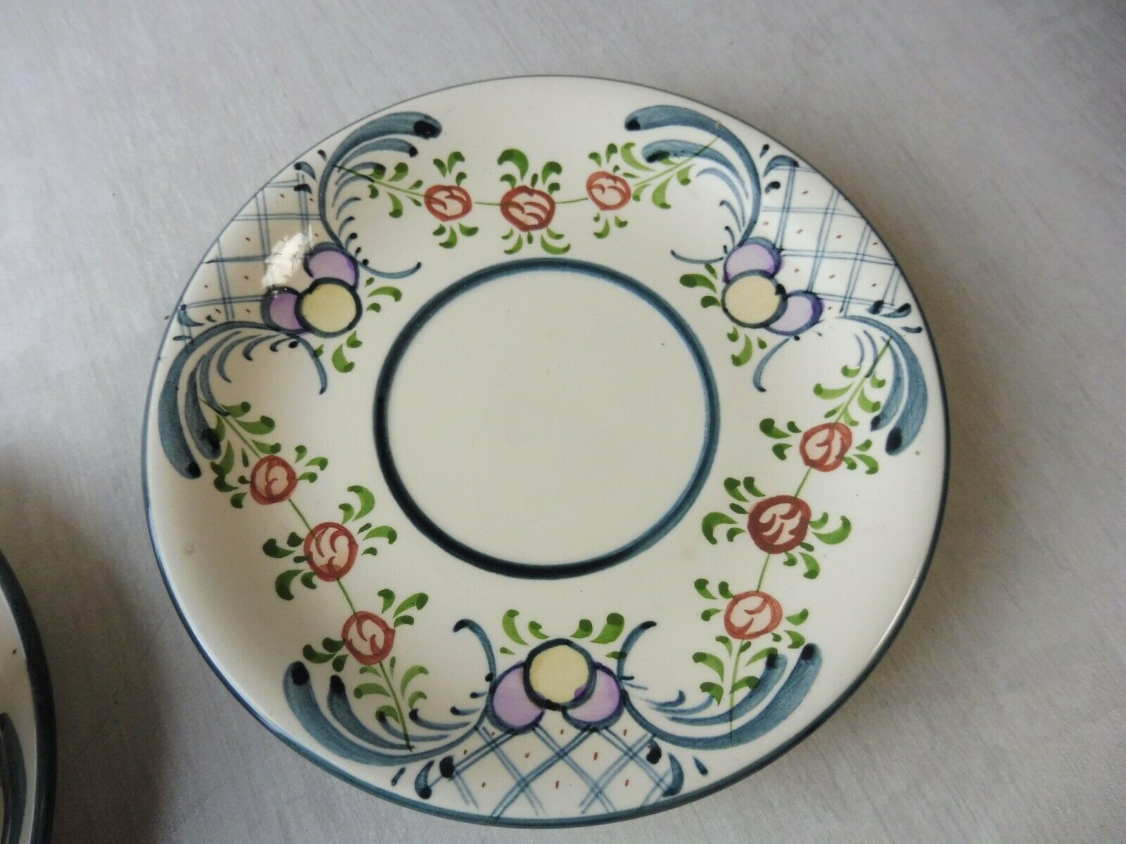 Set of cups and sub-cups, décor Georg Schmider Zeller, Dekor Favorite