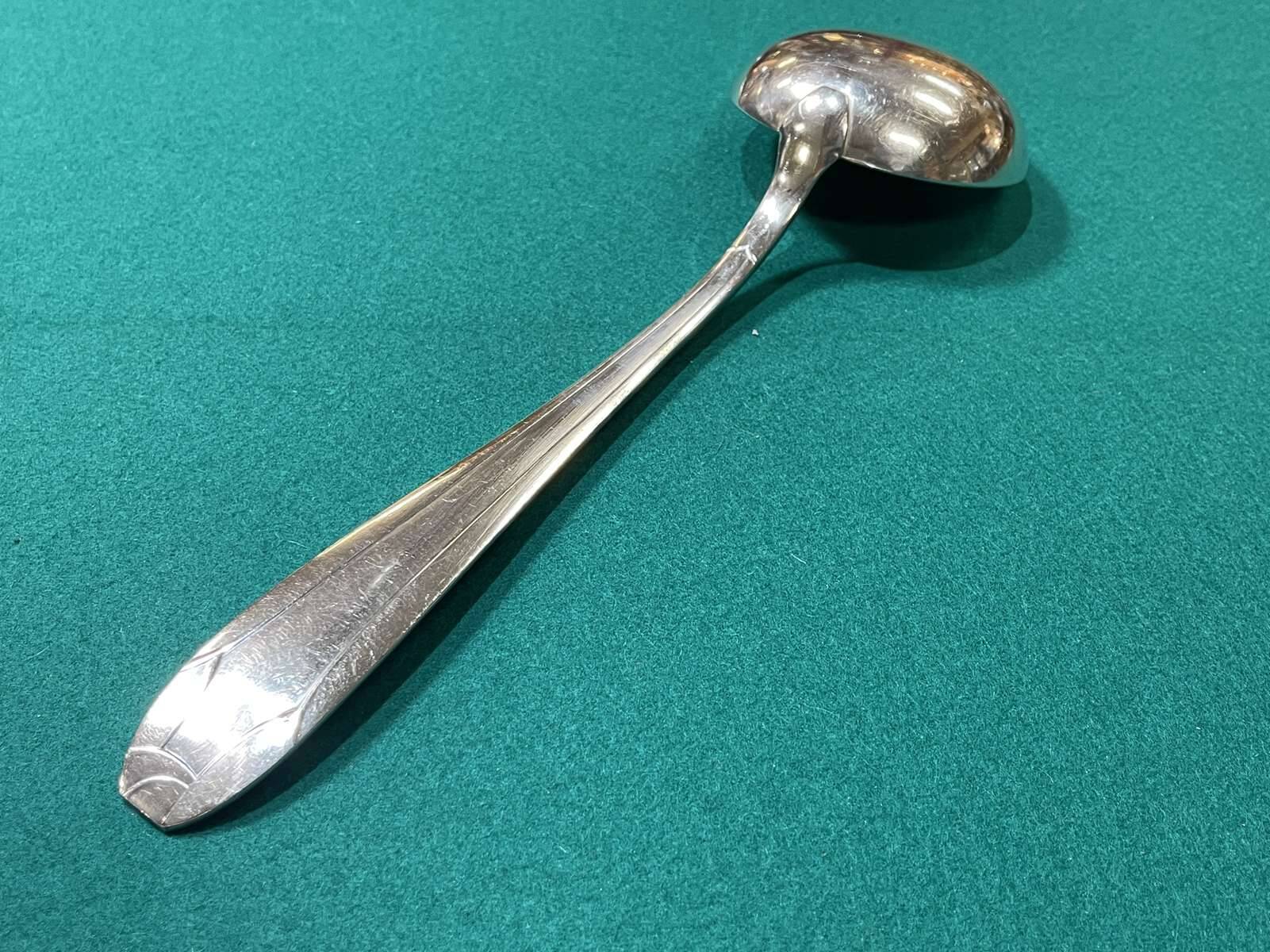 French silver-plated ladle from the 1930s.