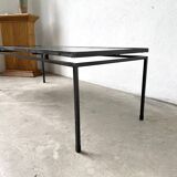 Metal and ceramic coffee table by J. Belarti, circa 1970