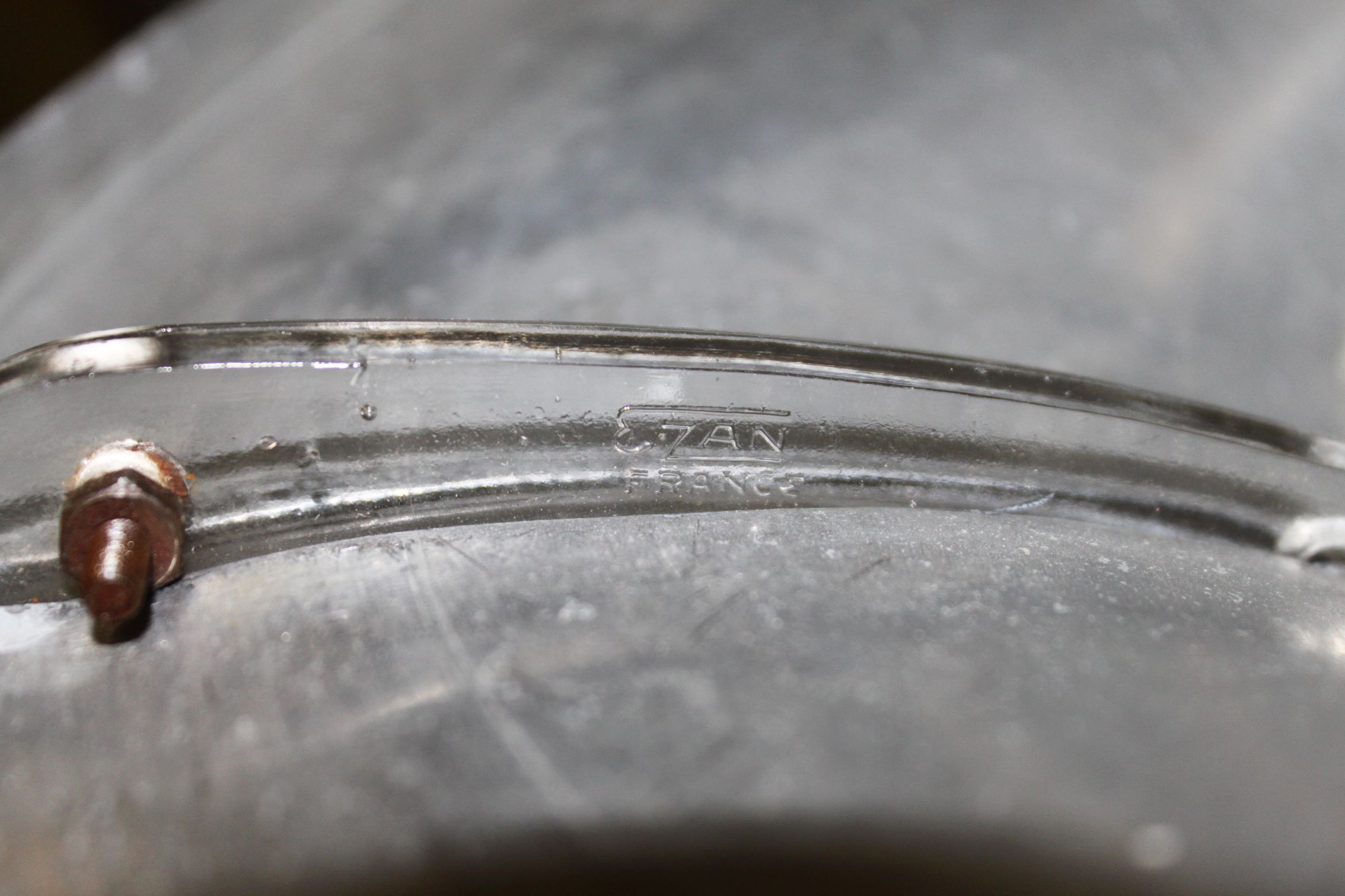 Art Deco pendant lamp by Ezan France, 2 lights 1920