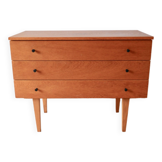 commode scandinave design en chêne blond Mid-Century Circa 1950