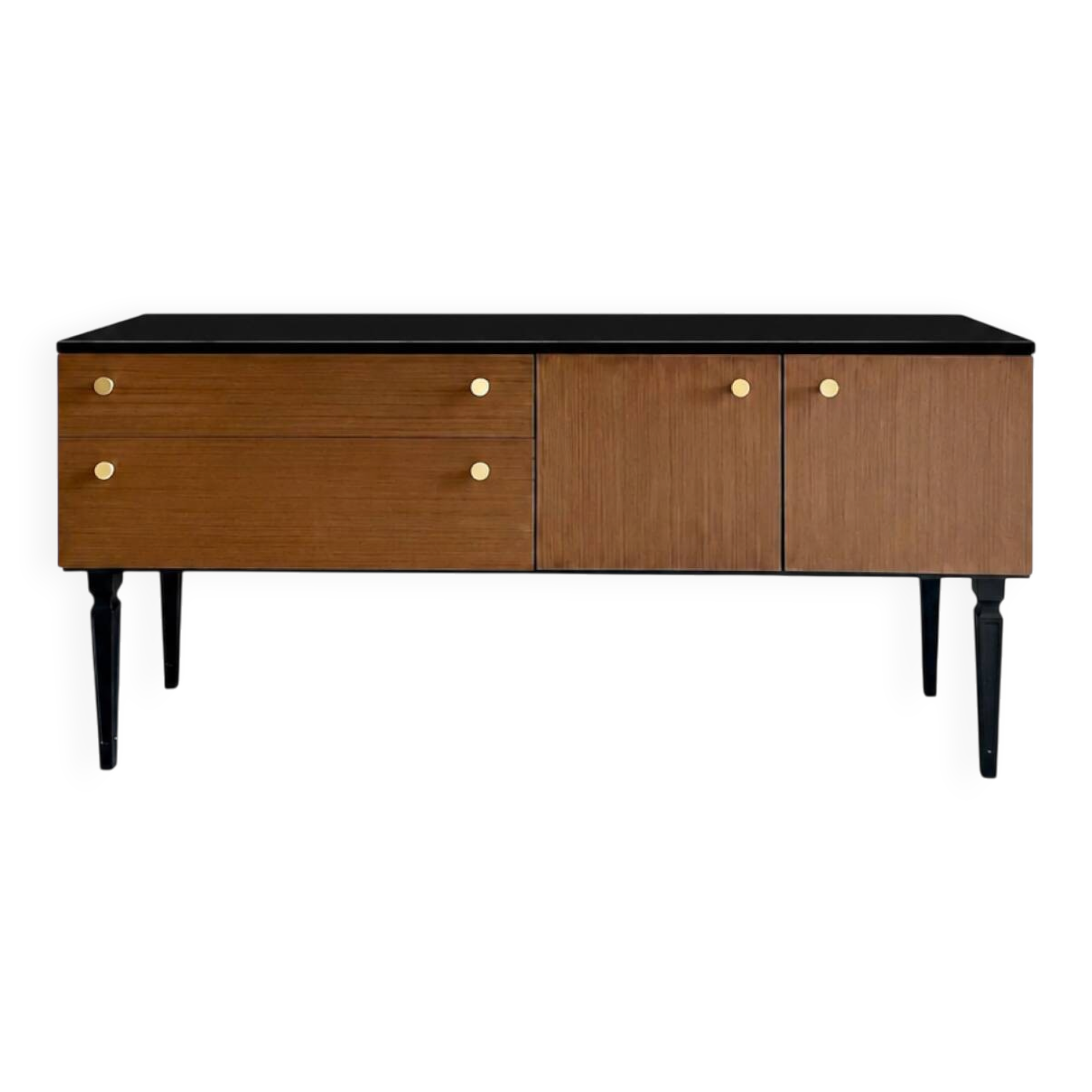 Petite Enfilade vintage scandinave bois – meuble TV / buffet années 60