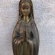 Statue sainte vierge en bronze massif de 65cm