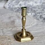 Vintage brass candle holder