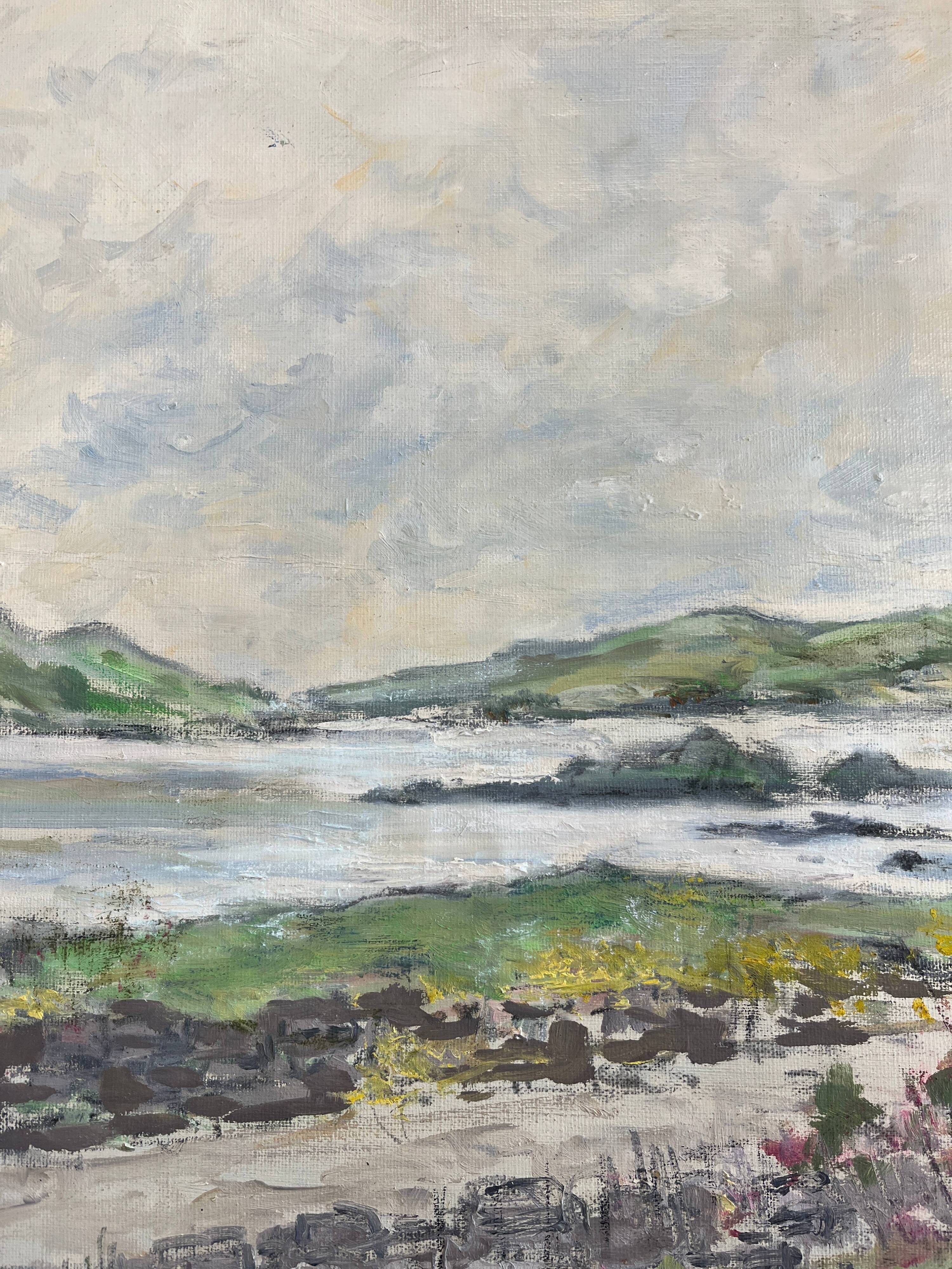 HST painting "Landscape of the Moors" from Ireland? attr. Roger ROZET (1915-2001)