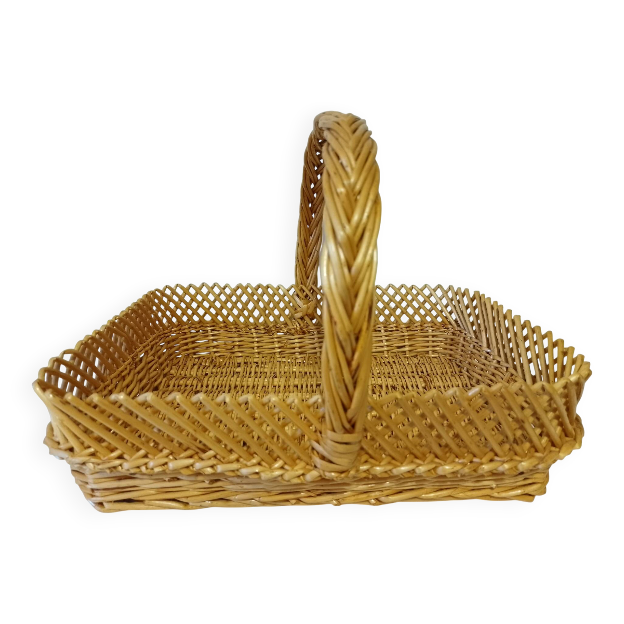 Panier à anse en osier