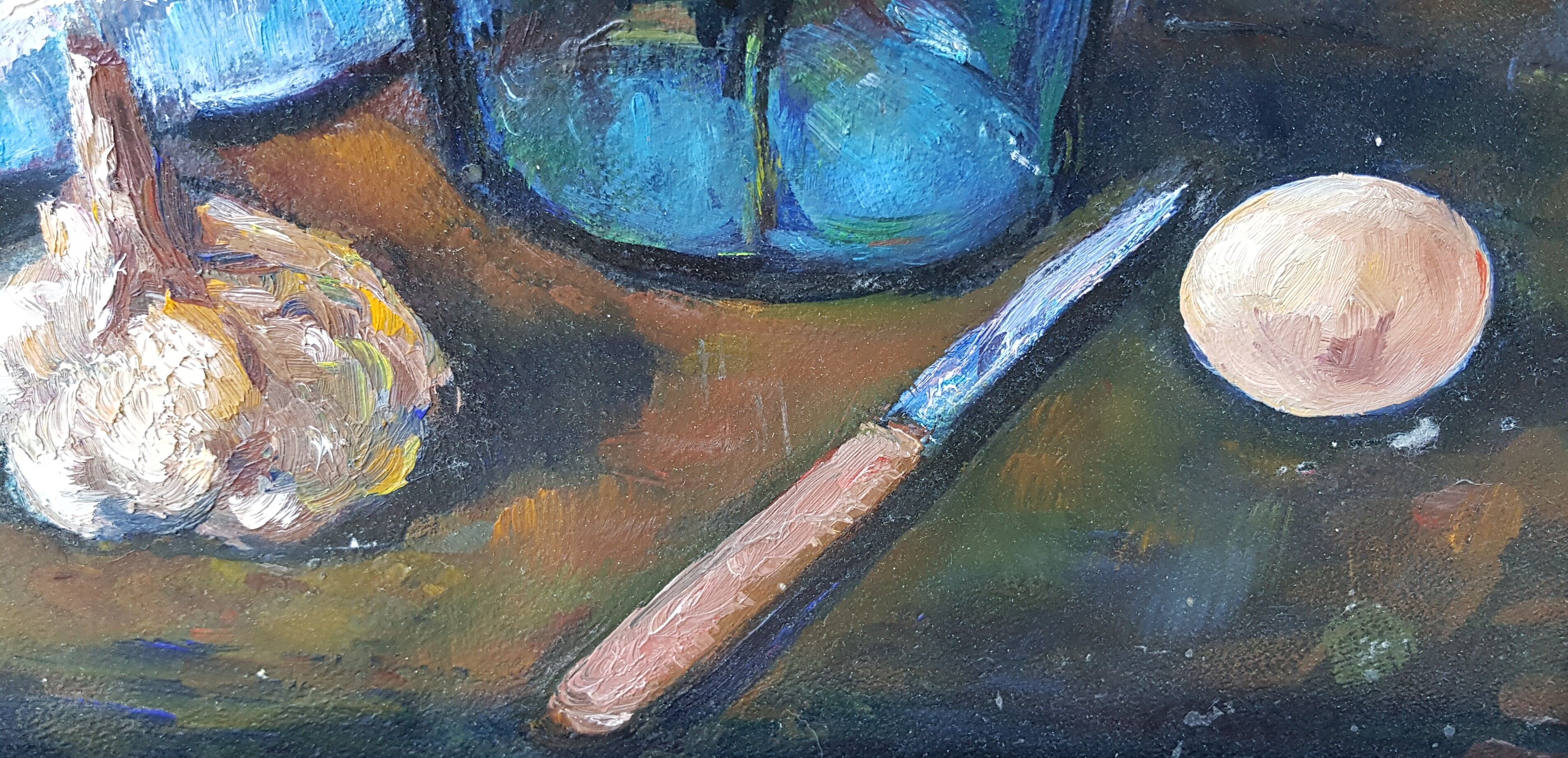 Oil on paper: The Pope's currency