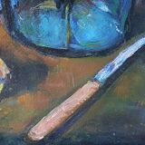 Oil on paper: The Pope's currency