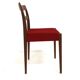 Set of 4 teak chairs "Garmi", Nils Jonsson, Troeds, Sweden, 1960