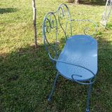Wrought iron bench