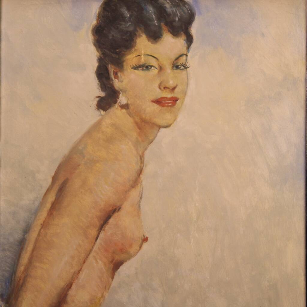 French woman nude painting