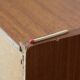 Bedside table, small Scandinavian chest of drawers, 1960, teak.