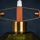 Glass Pendant Lamp by Carl Fagerlund, 1961