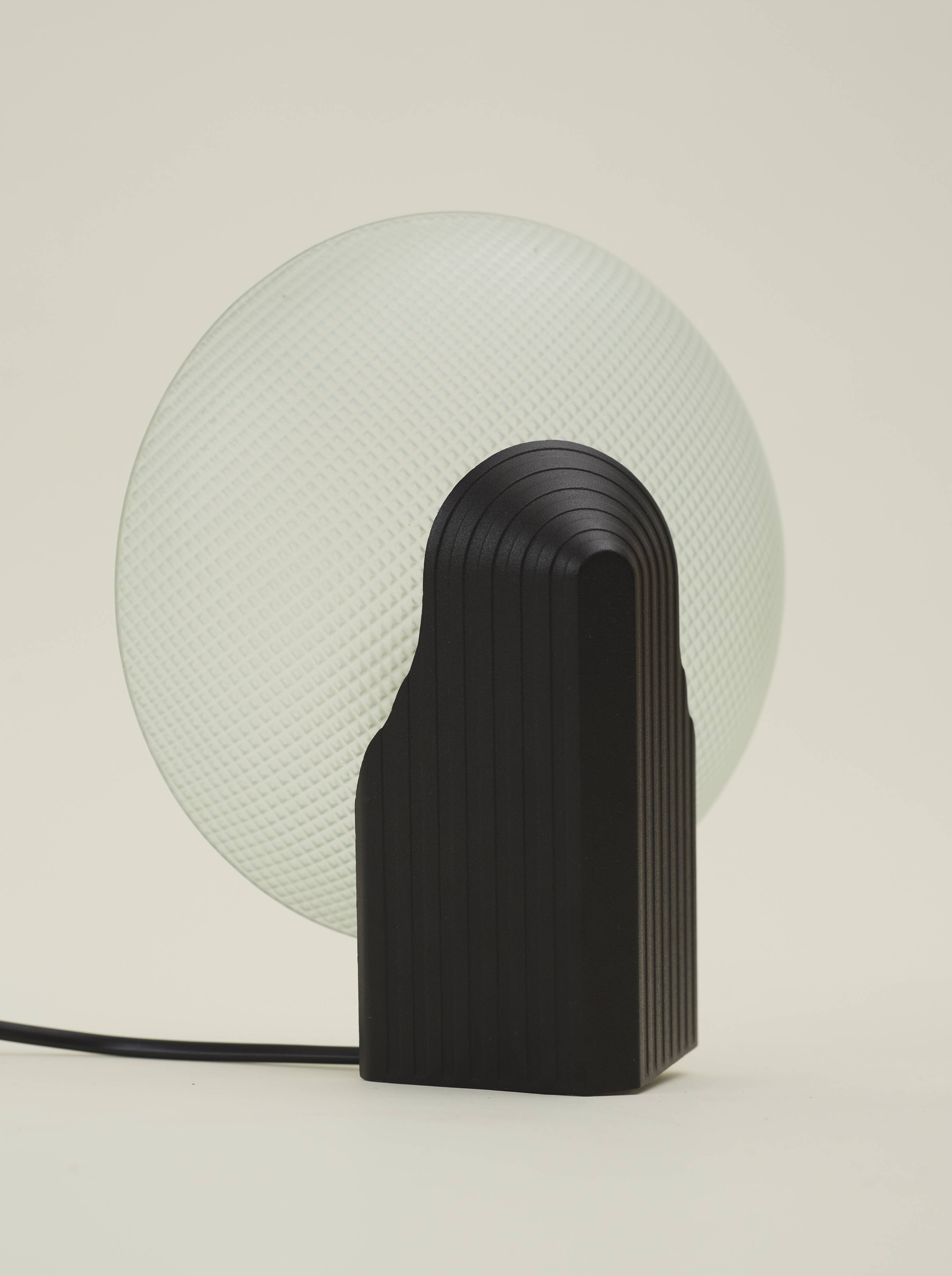 Metal and glass wall lamp LUMI MOD Italia vintage Memphis Circa 1980