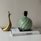 Vintage green ceramic lamp