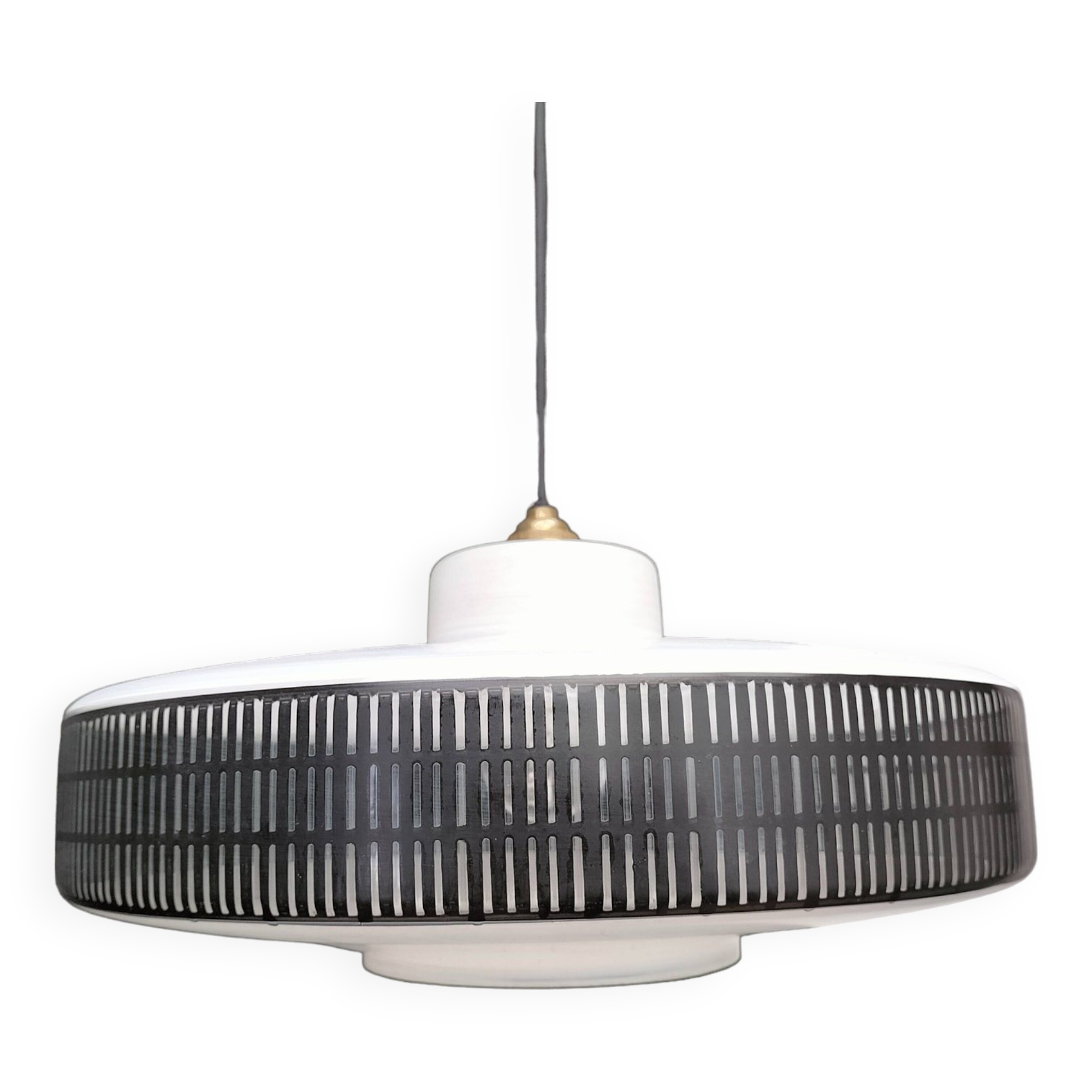 Vintage glass pendant light