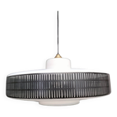 Vintage glass pendant light