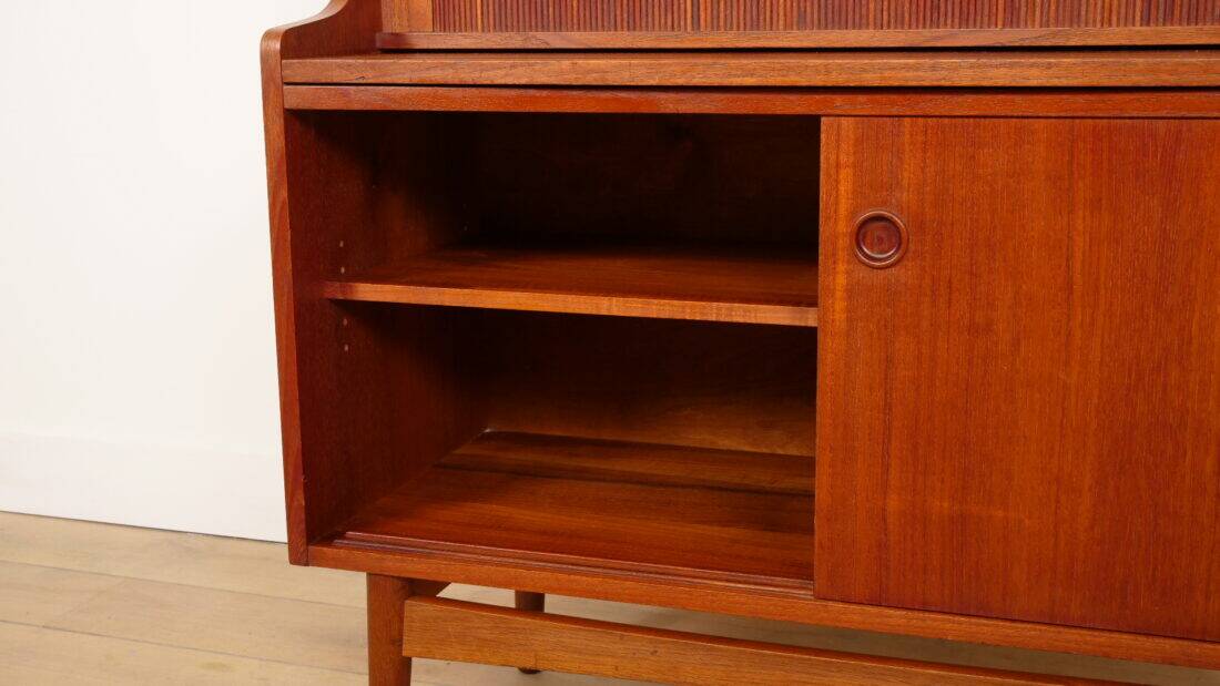 Vintage bookcase | Secretary | Teak | Johannes Sorth