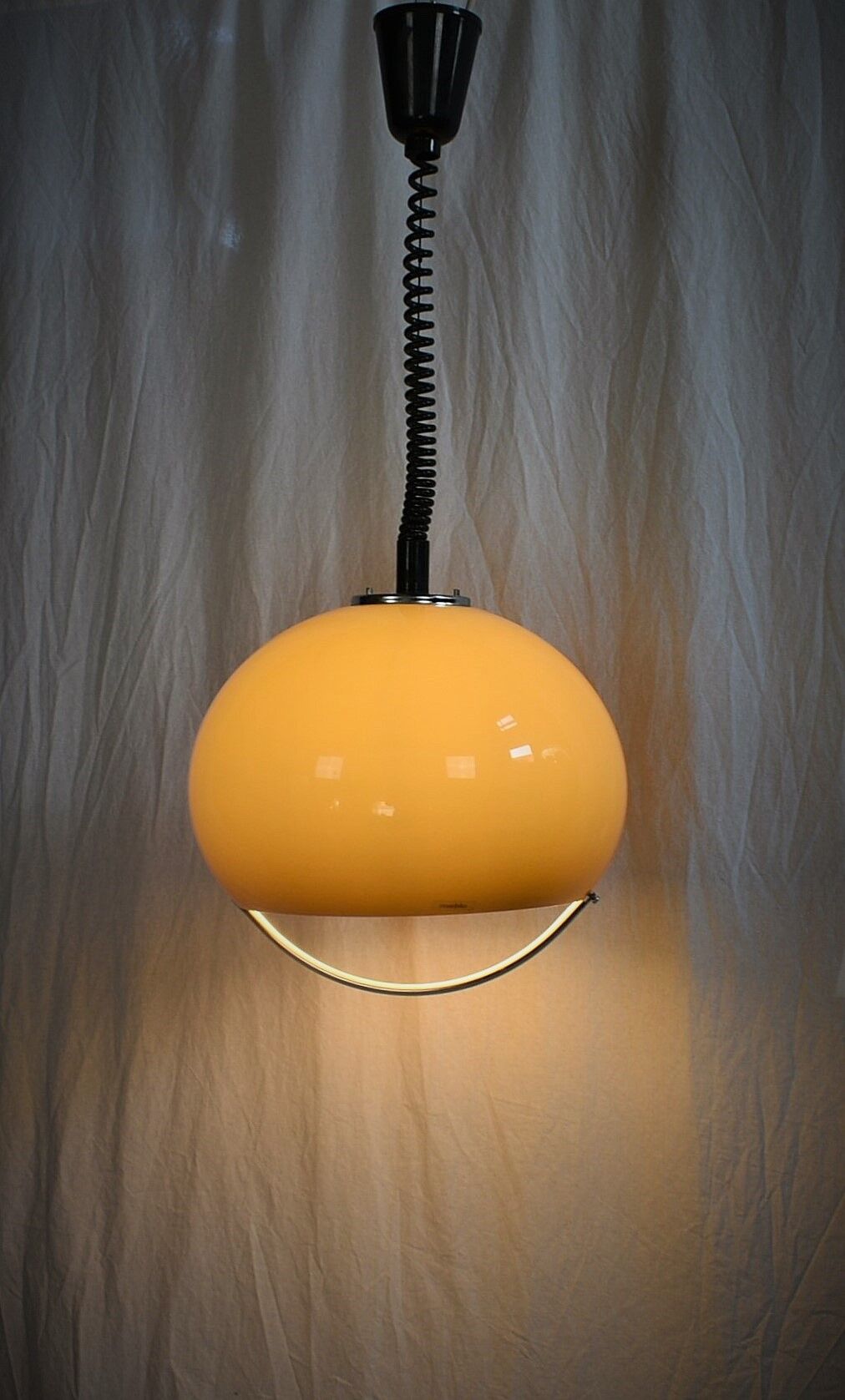 Meblo hanging lamp by Harvey Guzzini, 1970