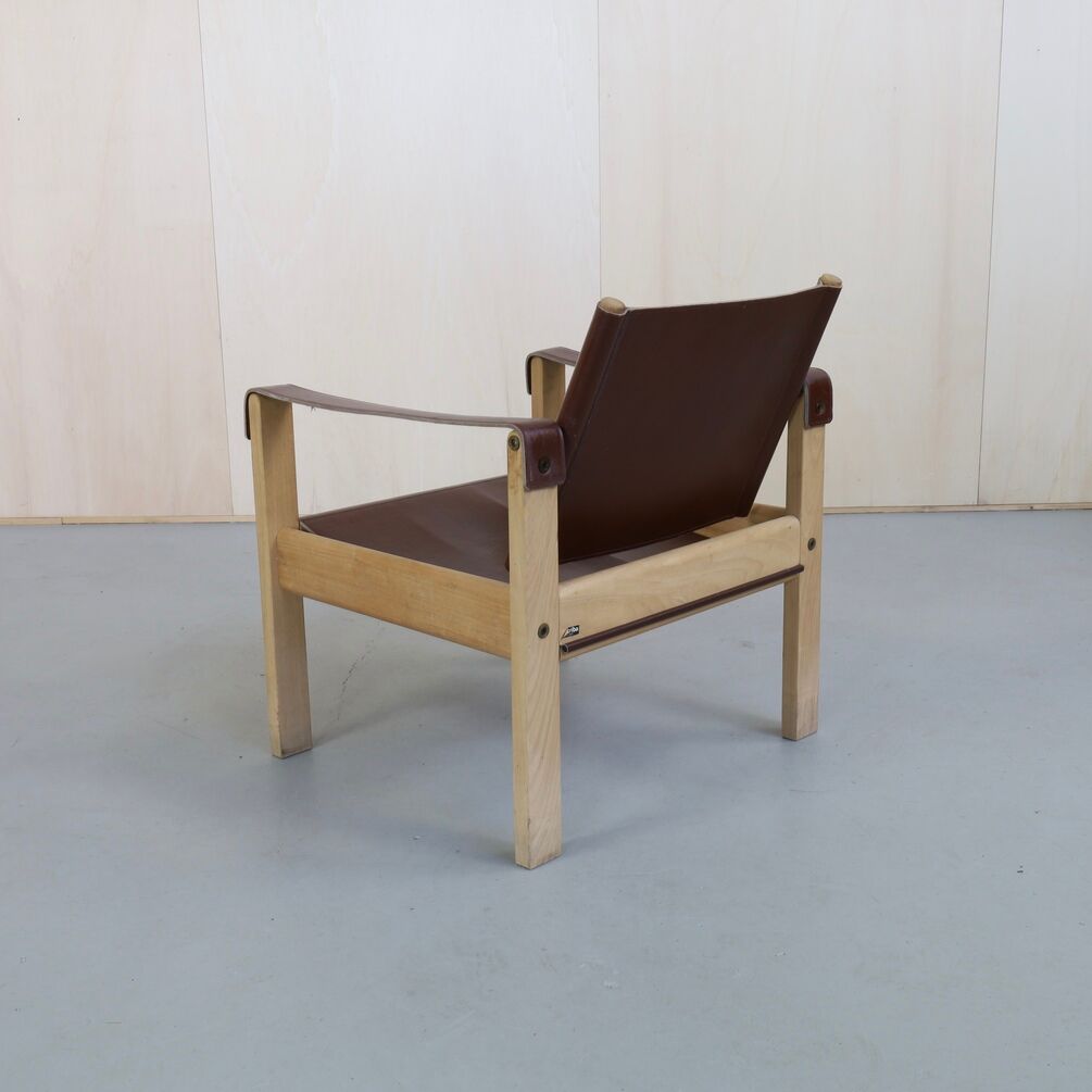 Vintage Lounge Set Leather Escriba Brazil