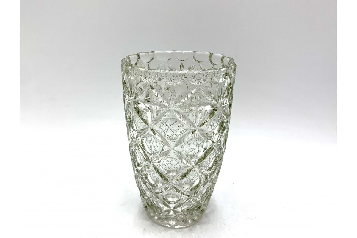 Glass Vase, Poland, 1960s