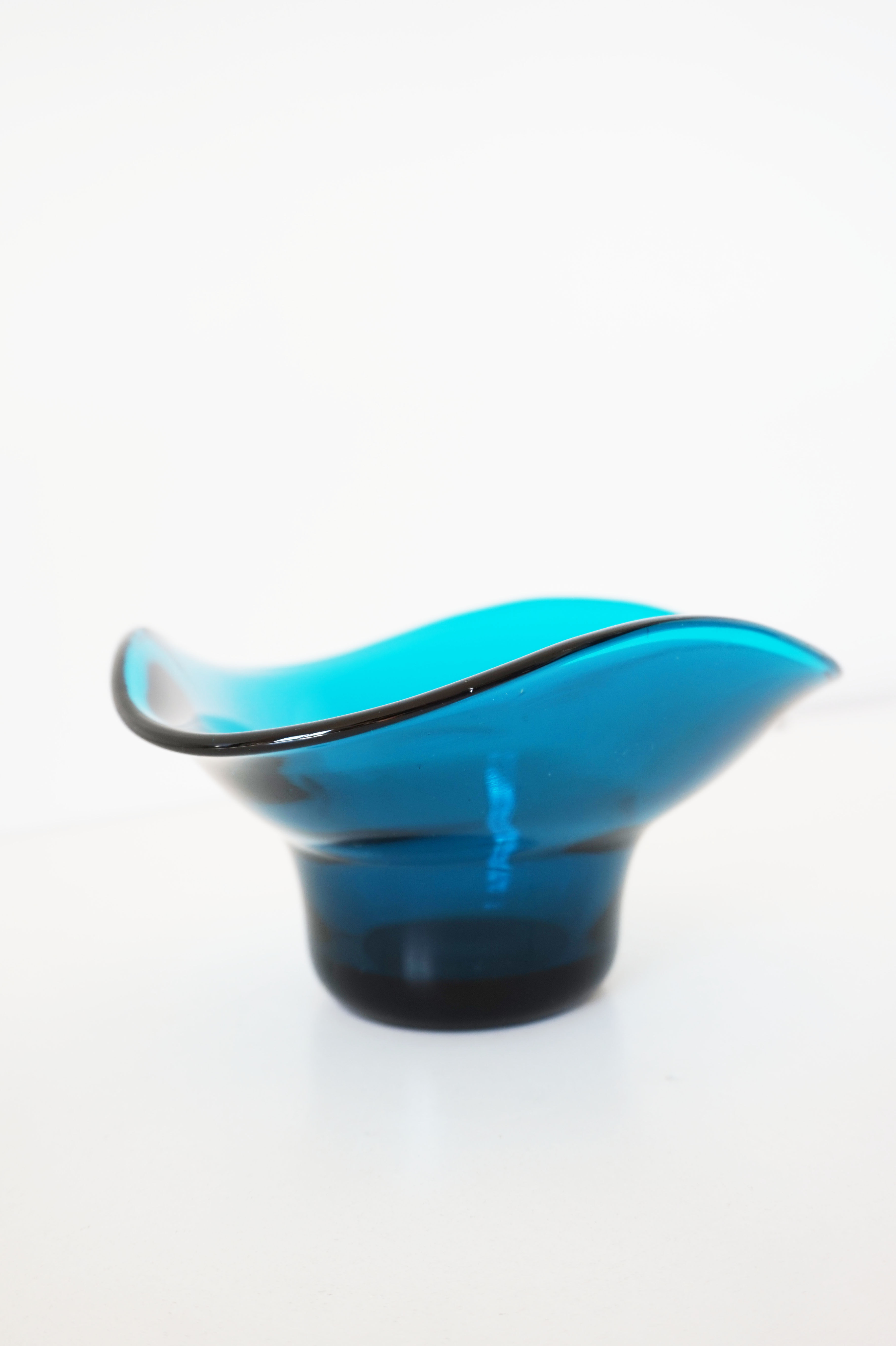 Trinket bowl glass pocket 1960