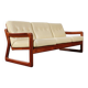 Canapé 3 places vintage en teck, design danois du milieu du siècle, style scandinave des années 70