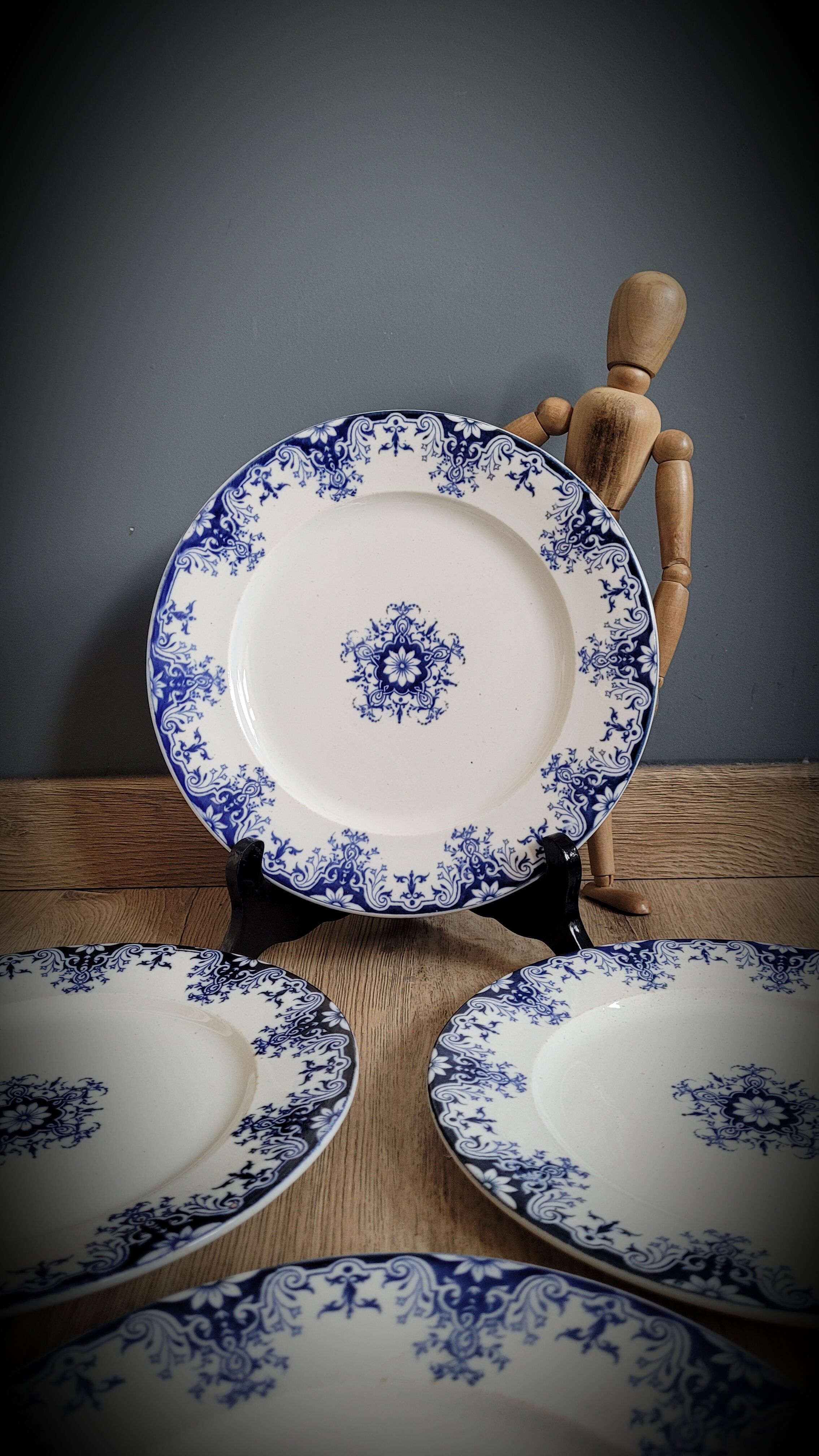 Set 4 plates JVB Luneville
