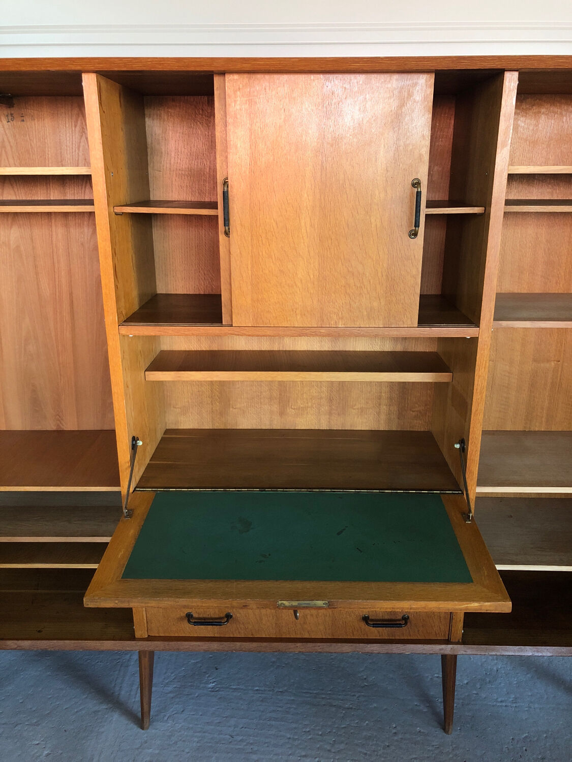 Vintage wardrobe from the 50s, produced by SAM furniture “half-century”