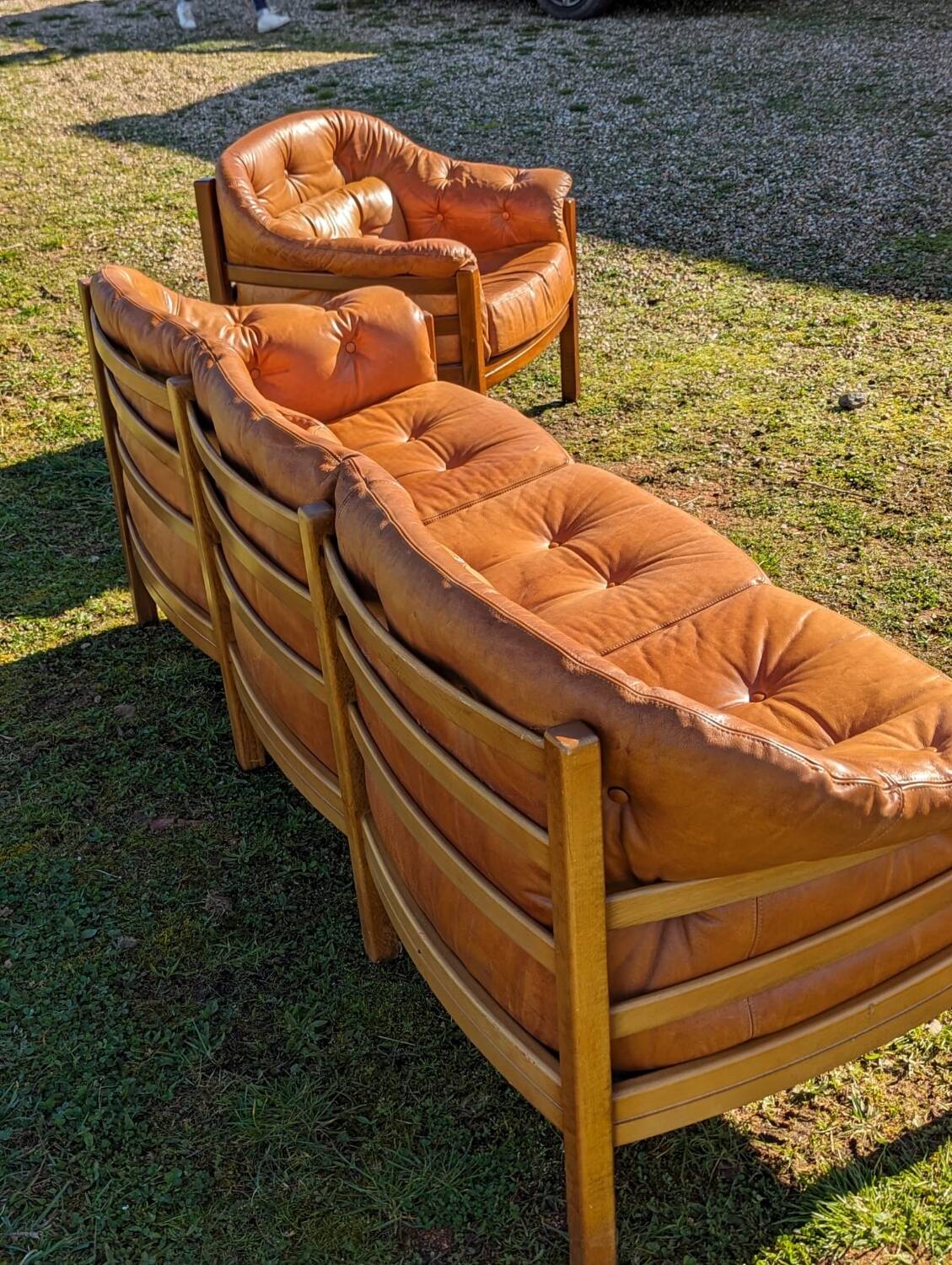 Arne Norell sofa and armchair