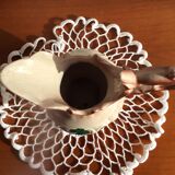 Vase forme pichet style rococo en céramique