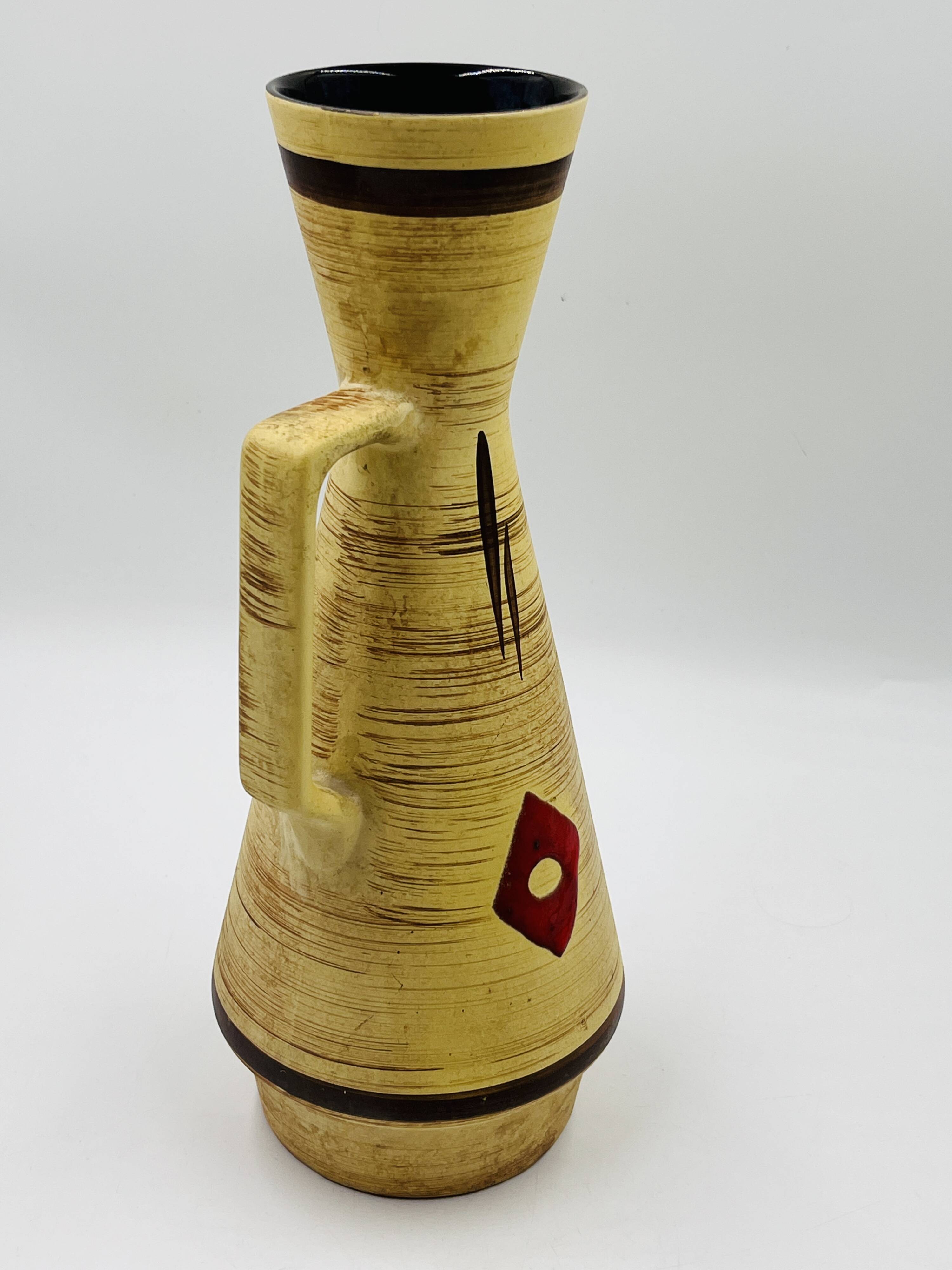 Vase cruche Dümler & Breiden jaune