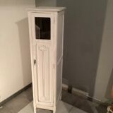 Ancienne armoire 1920-40 en bois motif florale
